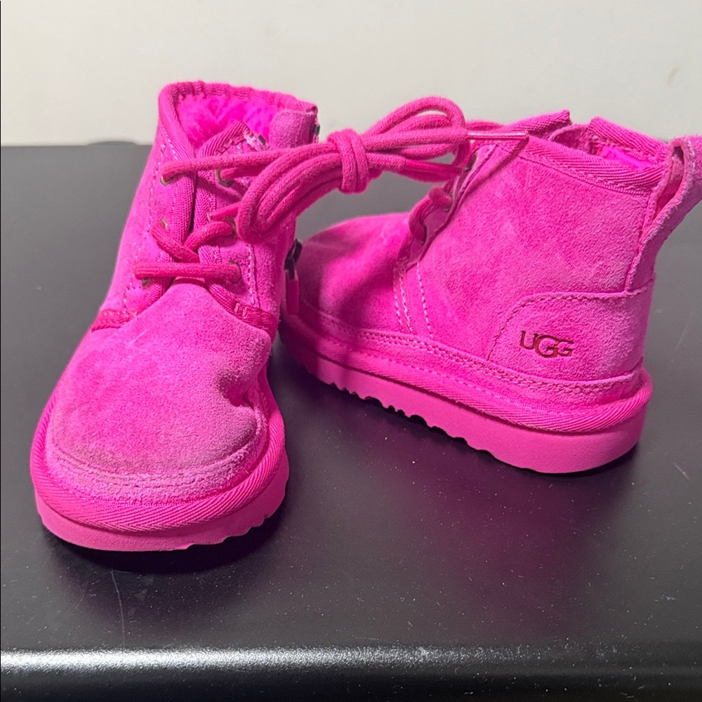 UGG Fuchsia Suede Boots
